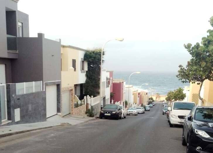 Calle de Pío Baroja, en Playa del Hombre/TA.